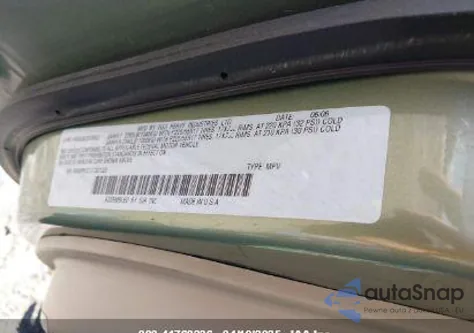 2007 Subaru Outback 2.5I from USA, damaged, VIN 4S4BP61C177301325